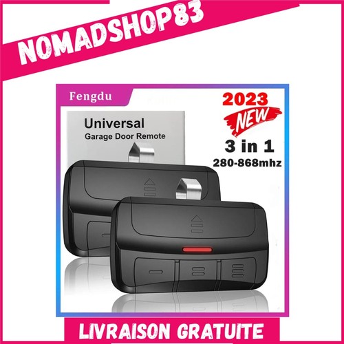 Télécommande portail garage