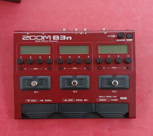 Zoom b3n bass - b3n, multi-effects