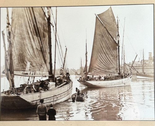 Photo bateaux pêche voile