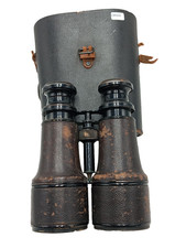 09/25 (CBR243) Nice Pair of Antique Binoculars with Case (Functional)