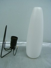 🇫🇷 ANCIENNE APPLIQUE SCANDINAVE LOUIS KALFF OPALINE BLANCHE LAMPE VINTAGE 50/6