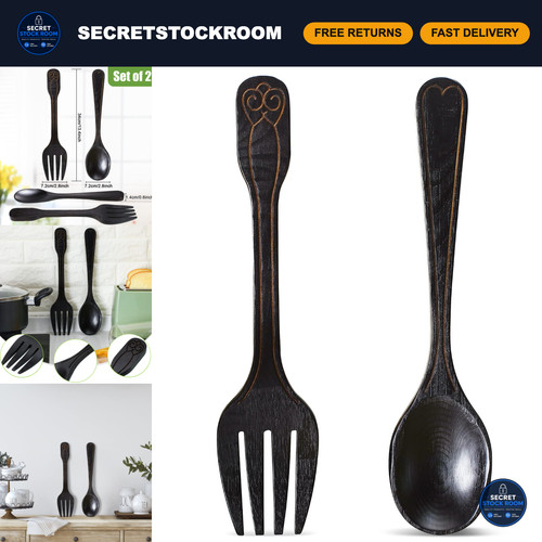 Rustic fork and spoon wall - rustic,