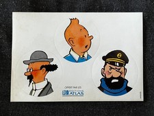 PLANCHE 3 AUTOCOLLANTS TINTIN