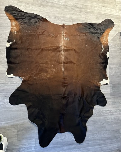 Tapis peau vache - vache, véritable