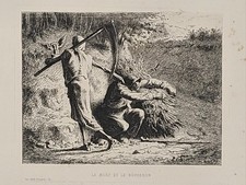 D'après Millet - La Mort et