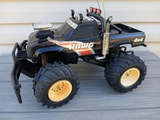 1980s Nikko Big Malibu 4WD Hawg 1/10 Radio Control Dual Motor RC TRUCK ONLY 