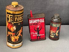 Lot 3 anciens petits bidon