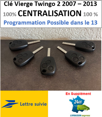 Clé vierge renault twingo - vierge,