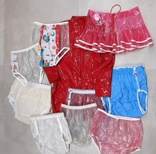 Lot  8 culottes plastique pvc