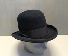 Ancien Chapeau melon en Feutre