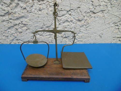 Ancienne balance laiton et - ancienne,