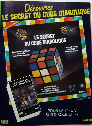 Rubik cube publicite - cube, =