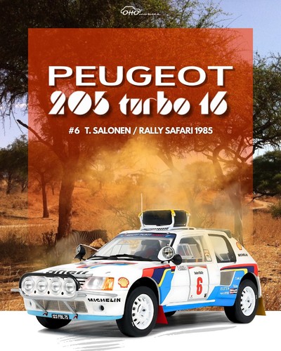 Peugeot 205 t16 safari rallye - 205,