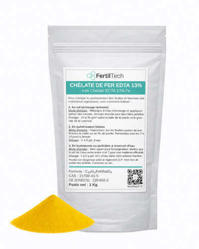 Chélate fer edta 1 kg - chélate, de