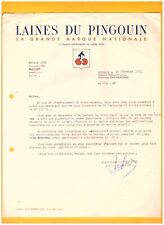 ROUBAIX (59) KNITTING WOOL ""PENGUIN WOOL"" in 1951