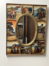 Miroir peinture fixé sous