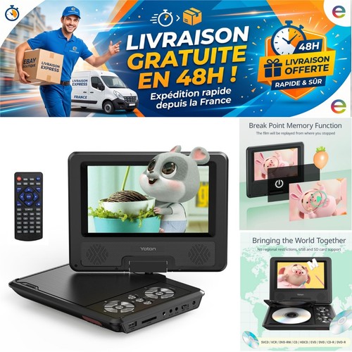 Yoton lecteur dvd portable - yoton,