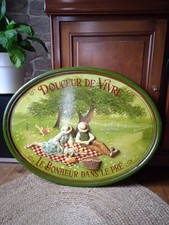 TABLEAU COUNTRY CORNER  VINTAGE.  LE BONHEUR EST DANS LE PRE