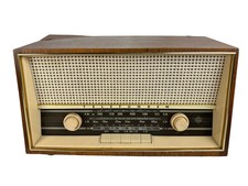 VINTAGE TELEFUNKEN 5351W AM/FM 2 BAND SW TABLETOP TUBE RADIO WORKS NICE!