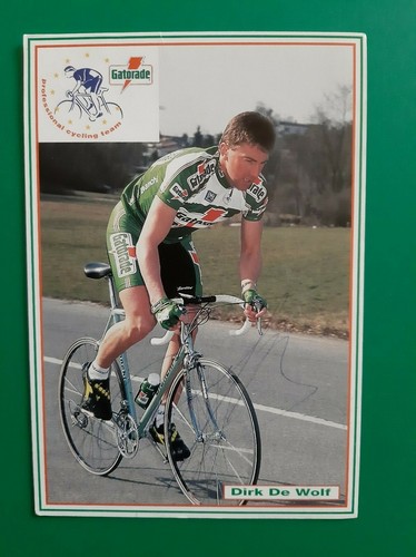 Cyclisme carte cycliste dirk - carte,