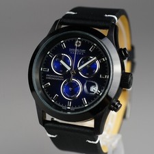 SWISS MILITARY HANOWA CHRONOGRAPH Swiss Made Men's 40mm  Vintage New Battery