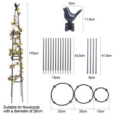 Support Tour Jardin 170cm Fer