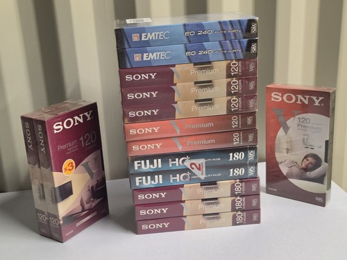 Lot cassettes vhs neuves - cassettes,