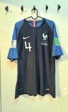Maillot France - Varane 4 - France Vs Belgique - 10 Juillet 2018 Coupe Du Monde