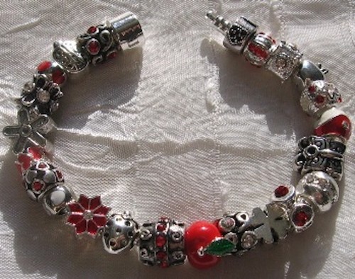 Bracelet serpent perles