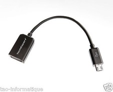 Cable usb otg pour tablette