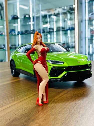 Figurine jessica rabbit - jessica, red