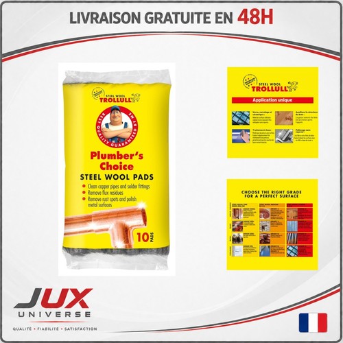 Laine acier plombier - laine,