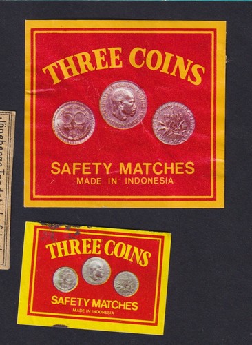 Antique indonesia match - match, tag