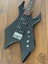 BC Rich, Warlock Bass Guitar, Black, 2000’s