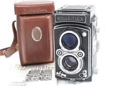 Rollei Rolleiflex TLR film Camera w/ T * Zeiss Tessar 75mm f/3.5 Lens Case #5396