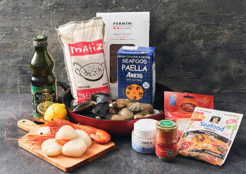 Spanish paella cookout - spanish,