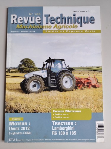 Revue technique tracteur - revue,