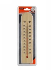 Thermomètre En Bois Mur Intérieur Extérieur Température C° F° Ambiance