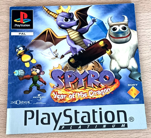 Playstation ps1 notice spyro - ps1,