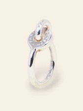 HERMES Bague Voltige argent