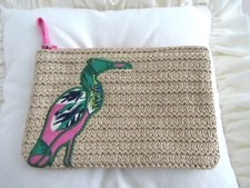 VERA BRADLEY ZIP POUCH PURSE CLUTCH SEASHORE TROPICAL PARADISE NWT