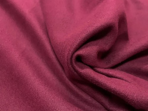 Tissu caban bordeaux - , en