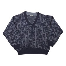 ANGELO LITRICO Pull Col V Bleu