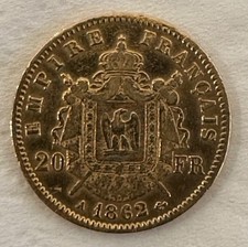 20 francs napoléon or 1962