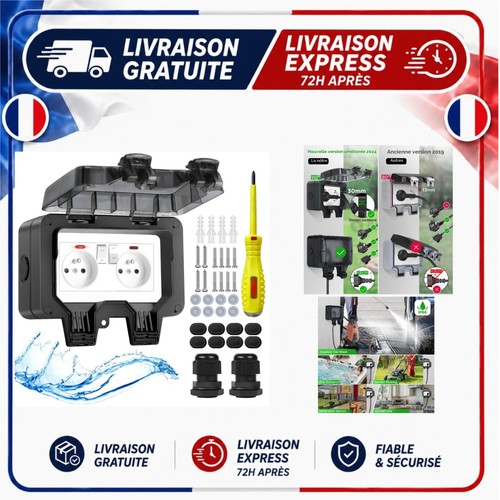 Prise extérieure étanche