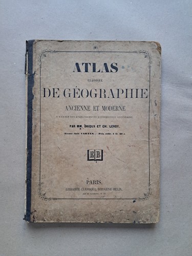 Atlas classique géographie - atlas,