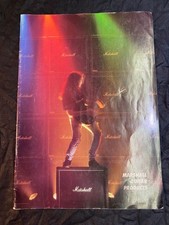 1993 Marshall Guitar Products Catalog Brochure JCM800 EL34 50 100 JTM45 JMP1