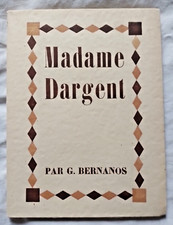 Madame Dargent par Bernanos ed Les Cahiers Libres 1928 EO N° sur Lafuma