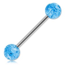 Barbell de langue acier boules