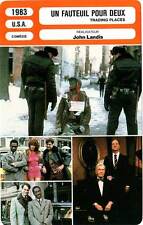 CINEMA SHEET: AN ARMCHAIR FOR TWO - Aykroyd, Bellamy, Landis 1983 Trading Places